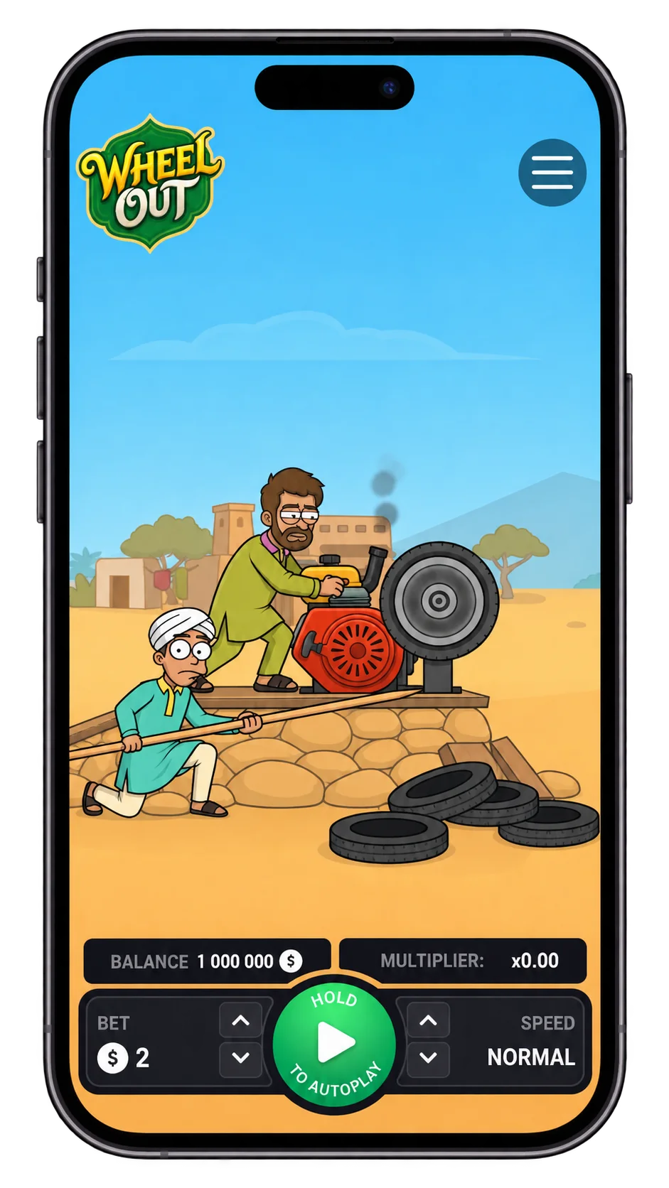 Wheel Out affiliate landing preview